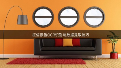 征信报告OCR识别与数据提取技巧