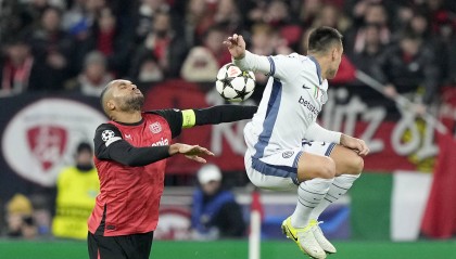 欧冠-穆凯莱争议球绝杀 国米0-1勒沃库森不丢球金身被破