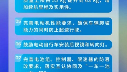 关于“小电驴”，强制性国家标准正式发布！