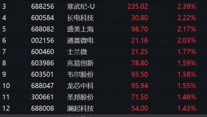 中芯国际、华虹公司业绩超预期!芯片ETF高开1.66%